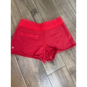 Lululemon Blissed Out Shorts Love Red Size 4